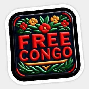 Free Congo Sticker